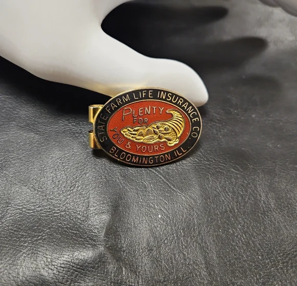 Vintage State Farm Money Clip
