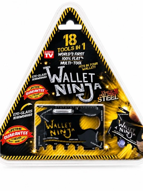 Multi-Tool Money Clip in Black