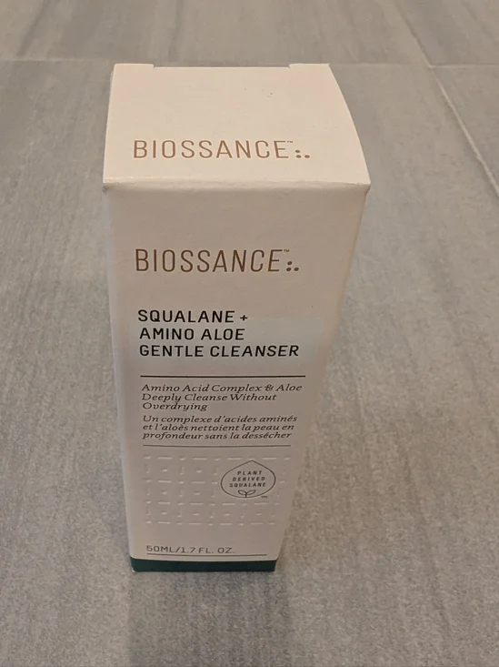 Biossance Squalane + Amino Aloe Gentle Cleanser 50ml NIB