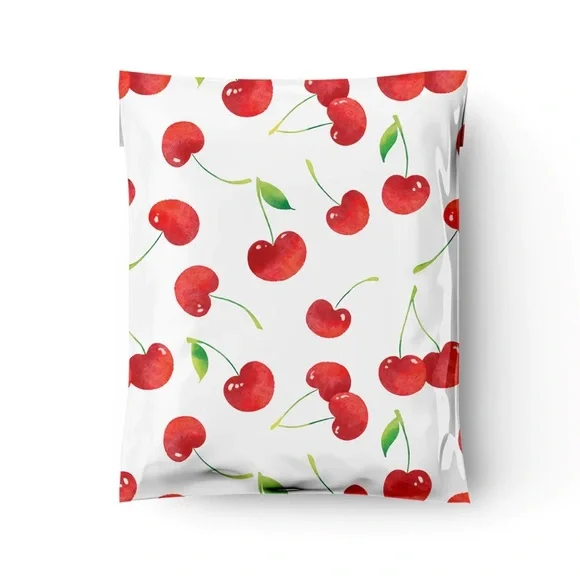 25 10X13 Poly Mailers, Cherry Shipping Envelopes PRICE IS FIRM