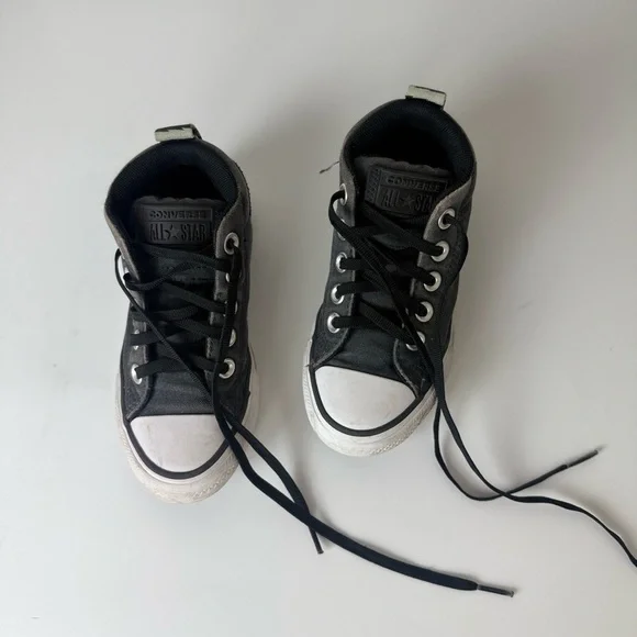 Converse Black and White‎ High-Top Sneakers