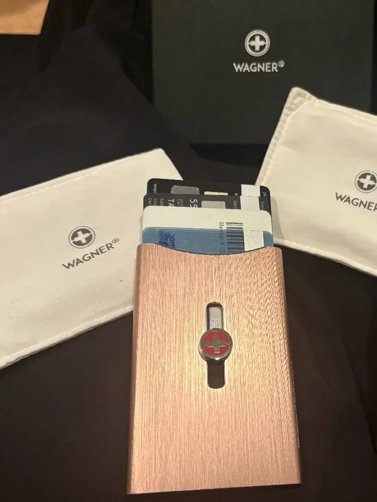 WAGNER SWISS CREDIT CARD WALLET WITH MONEY CLIP