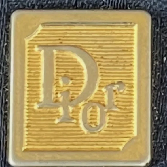 🔥Dior 🔥Dark 🔥Blue 🔥Pouch / coin purse with Gold Accent.