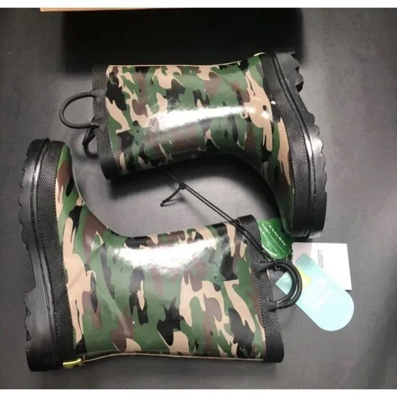 NWT Western Chief Camo Rain Boots Kids Size 10
