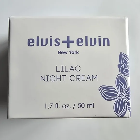 Elvis+Elvin New York Lilac Night Cream 1.7 Fl. Oz. Skin Care NIB Ret $48