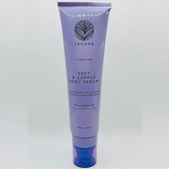 Lacuna Hydrating Soft & Supple Body Serum Niacinamide Hyaluronic Acid 5oz NEW