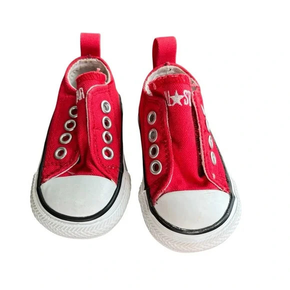 Converse‎ Kids Red Canvas Shoes infant 2.5