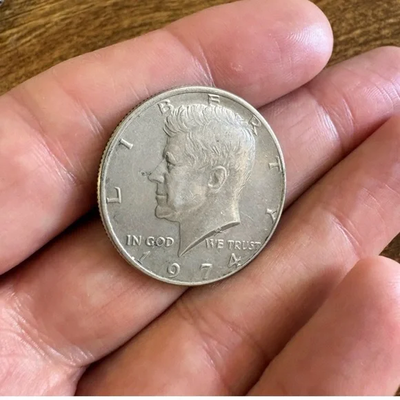 1974 Silver Kennedy Half Dollar Coin - Classic Collectible