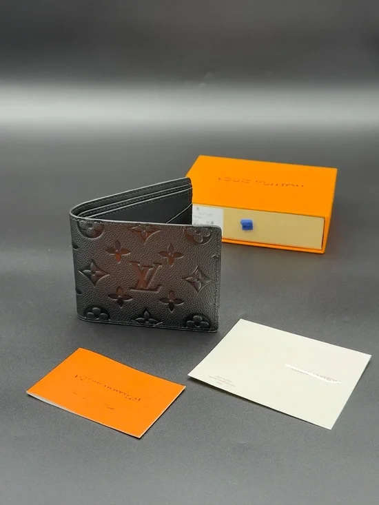 LuxuryLouis Vuitton Multiple Wallet Monogram Shadow Black BRAND NEW