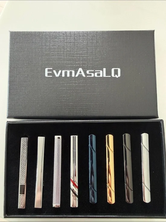 Men's Money Clip Set - Mixed Metal Finishes (Silver, Gold, Gunmetal, Navy)