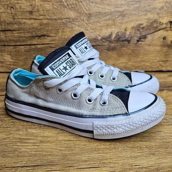 Converse All Star gold glitter black Low top sneaker sz 11