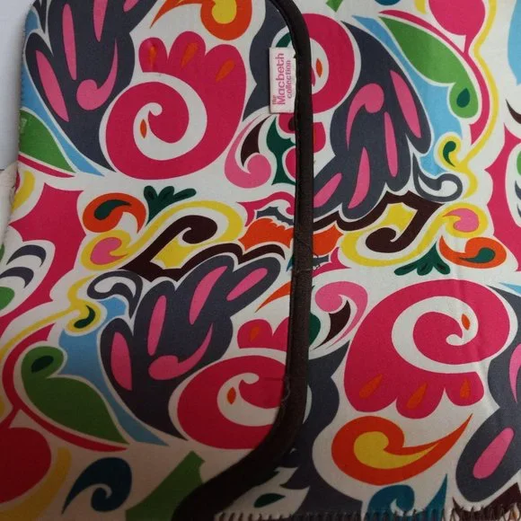 Laptop case, by MacBeth Collection , Paisley , 15' Colorful , computer case