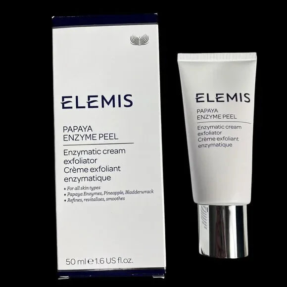 Elemis Papaya Enzyme Peel 50ml 1.6oz Enzymatic Cream Exfoliator New in Box