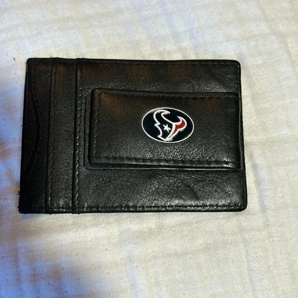 3 for 30$ Houston Texans, leather money, clip card case