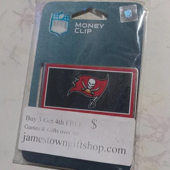 Tampa Bay Buccaneers NFL Steel Money Clip