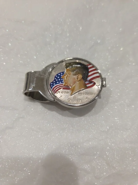 American Eagle Kennedy 1996 Vintage Half-Dollar Coin Slide Money Clip