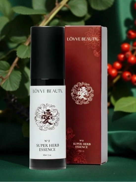 LOVVE Beauty No. 2 Super Herb Essence 1oz Hydrating Brightening Serum