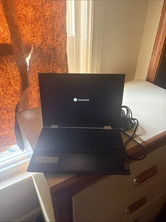 Lenovo Black Chromebook 2-in-1 Convertible Laptop
