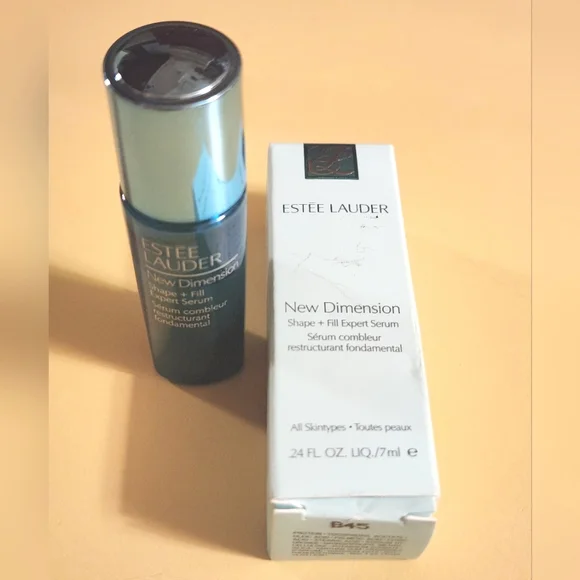 NIB Estee Lauder New Dimension Shape + Fill Expert Serum .24 Fl Oz