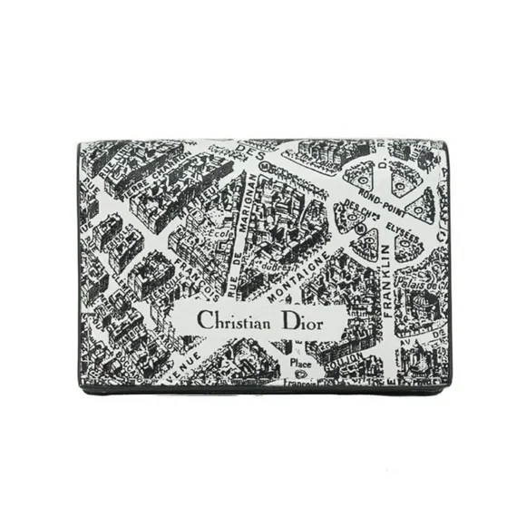Dior Black and White Women's Card Case