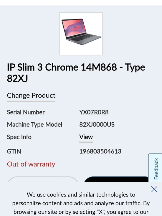 Lenovo IP Slim 3 Chrome 14