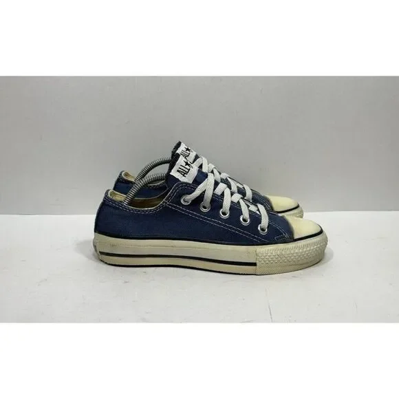 Vintage Converse All Star Chuck Taylor Blue Low‎ Top Made in USA Size Men’s Sz 3