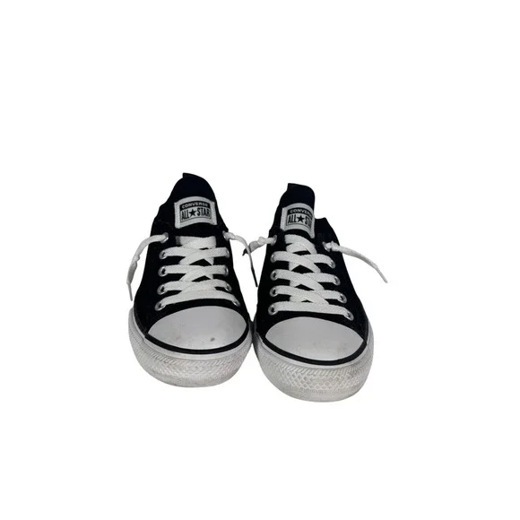 Converse Chuck Taylor All Star Shoreline Knit Black White Slip On Sneakers