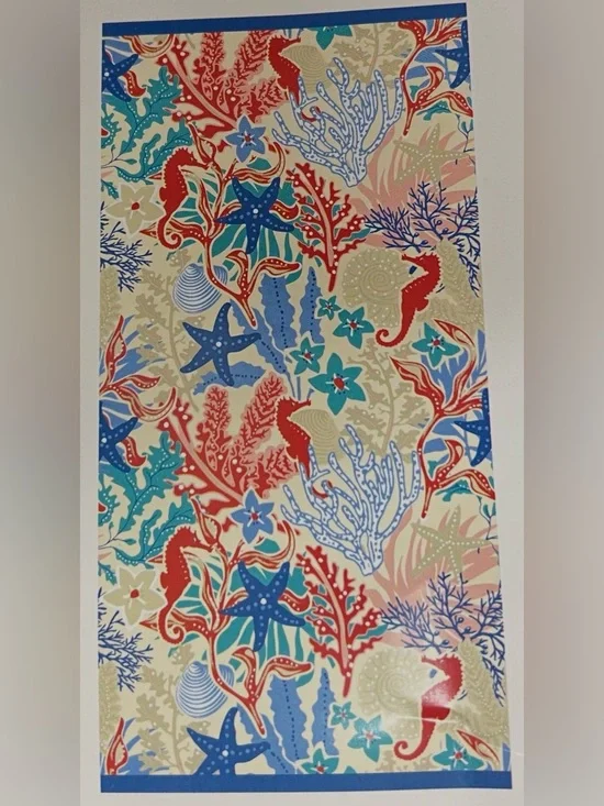 Colorful Nautical Beach Beach Towel