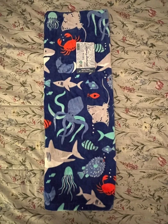 Tommy Bahama Kids Sea Life Beach Towel
