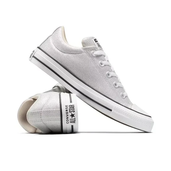 Girls' Sneakers by Converse Street Silver Big Girl 4 (6 Boy) New With Tags