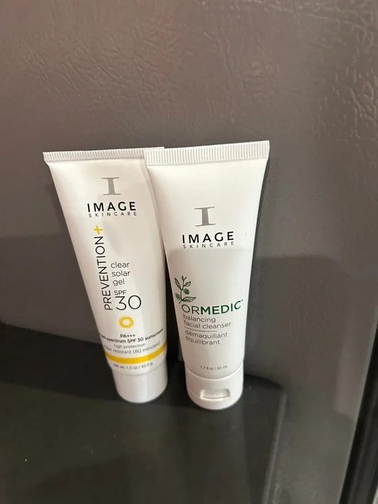Image Skincare Set - Facial Cleanser and Clear Solar Gel SPF 30