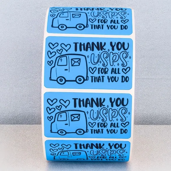 Thank You USPS Stickers – Mail Carrier Appreciation Labels for Packages 2
