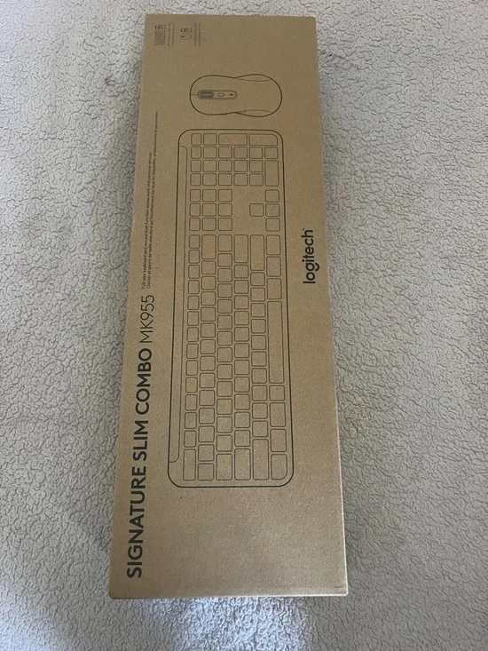 Logitech Signature Slim Combo MK955 Kraft Brown Packaging
