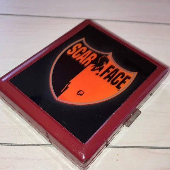 Vintage Scarface Movie Metal Cigarette Case/Card Holder
