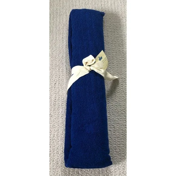 Pottery Barn Kids Chaise Lounge Towel Royal Blue Pool Beach NEW