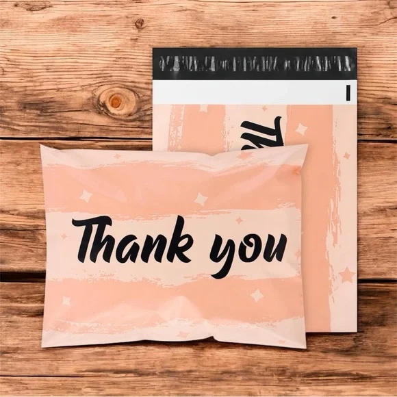 (10) 10x13 Thank You Poly Mailers