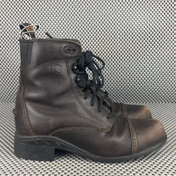 Ariat Boots Kids Youth Size 13 Brown Leather Lace Up