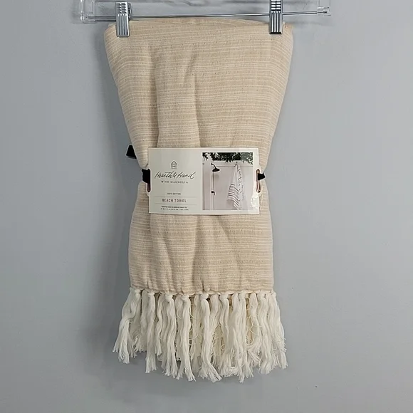 Hearth & Hand beach towel Fringe hem