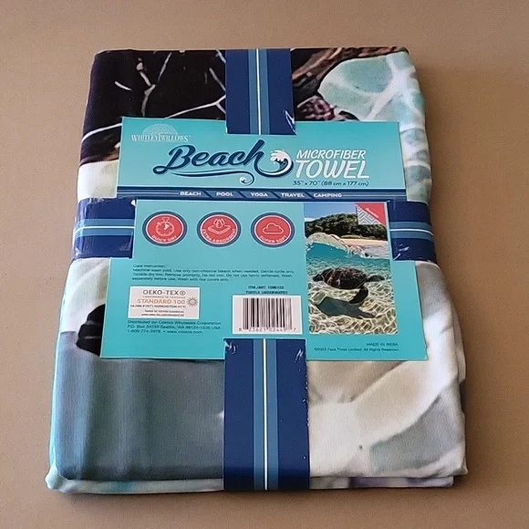 WHITLEY WILLOWS MICROFIBER BEACH/ MULTI PURPOSE TOWEL