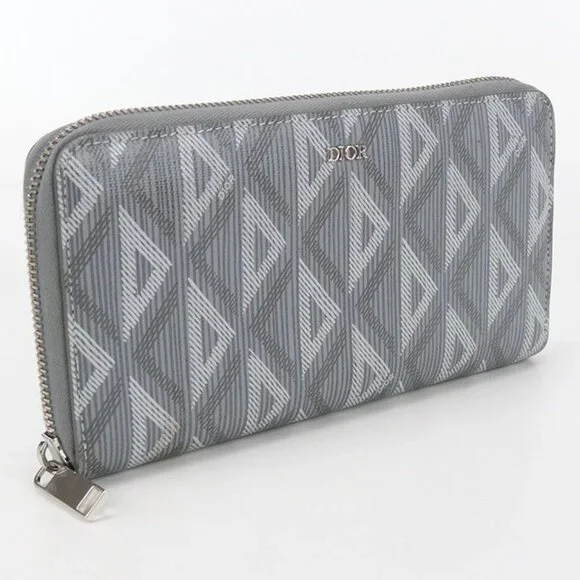 Dior Long Zip Wallet CD Diamond Around