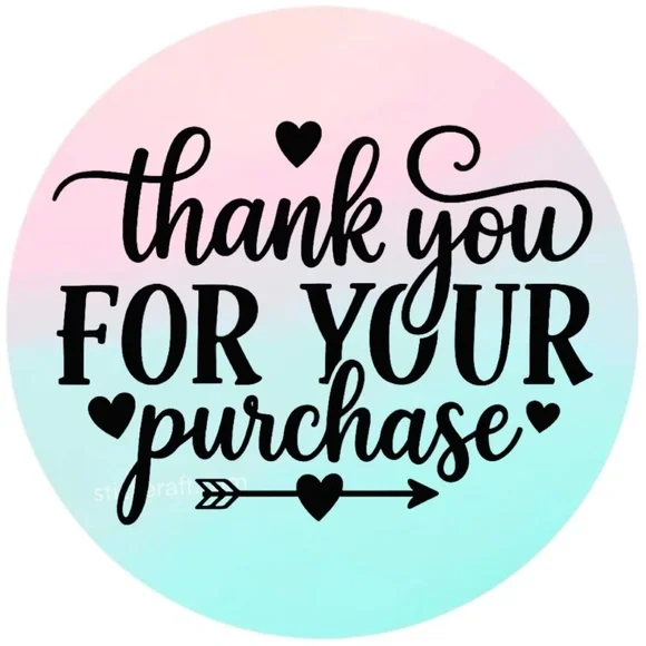 Thank You for Your Purchase Stickers – 2
