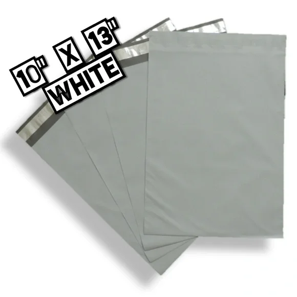 50 Poly Mailers 10x13 White