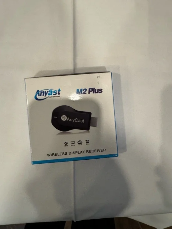 AnyCast M2 Plus Wireless Display Receiver - White/Blue Box