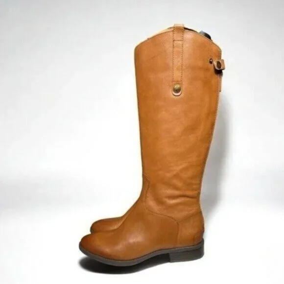 🌻NEW NWOT Sam Edelman Penny Equestrian Leather Riding Boots Girls 3 / Women 5
