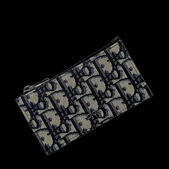 Christian Dior Zipper Card Holder