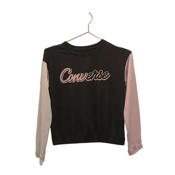 Converse pull over color block long sleeves size medium
