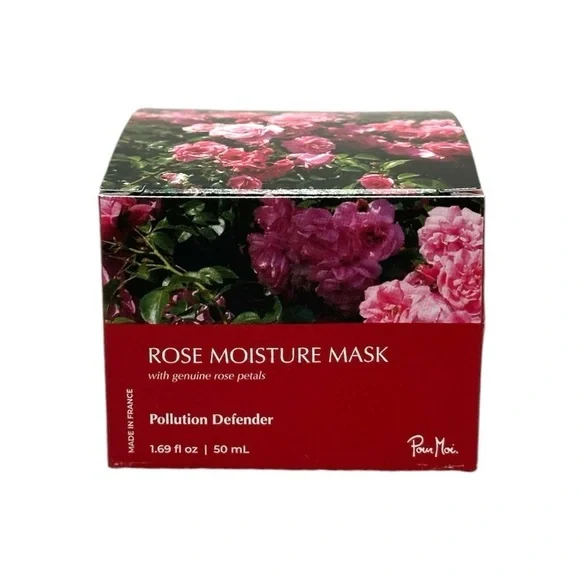 Pour Moi Skincare Rose Moisture Mask Protect Skin from Stress NEW 1.69fl oz