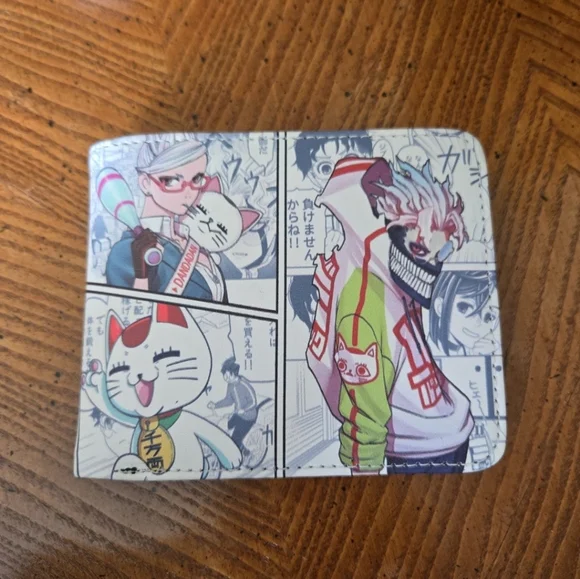 New Dan da dan anime manga leather wallet