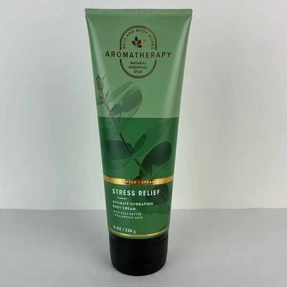 New Bath & Body Works Aromatherapy Eucalyptus Spearmint Stress relief Body Cream