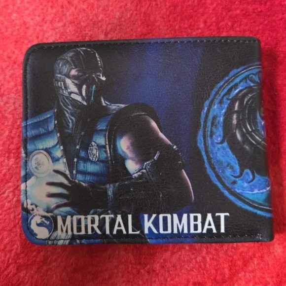New Mortal Kombat anime manga leather wallet